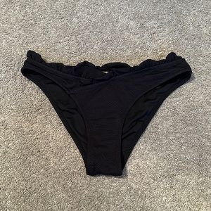 Cupshe size small black bikini bottom